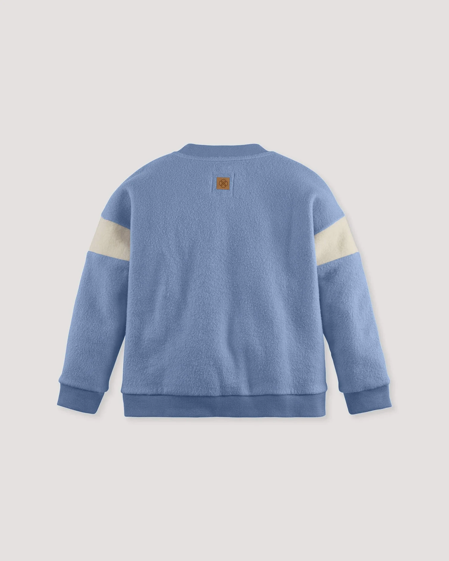 hessnatur Kinder Softfleece Sweatshirt aus Bio-Baumwolle - blau - Größe 98/104 – Ansicht 2