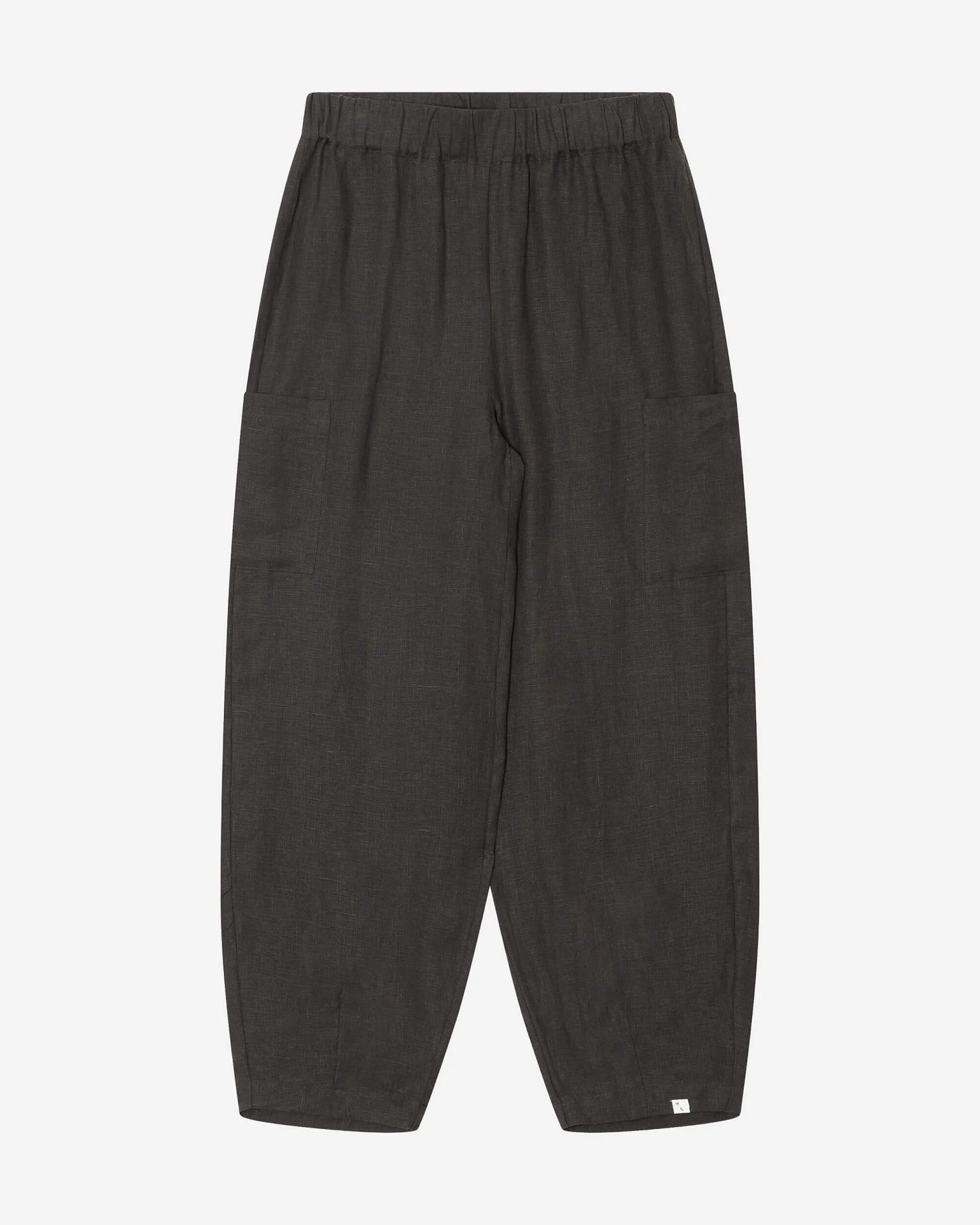 MATONA Damen vegan Hose Barrel Leg Schwarz – Ansicht 2