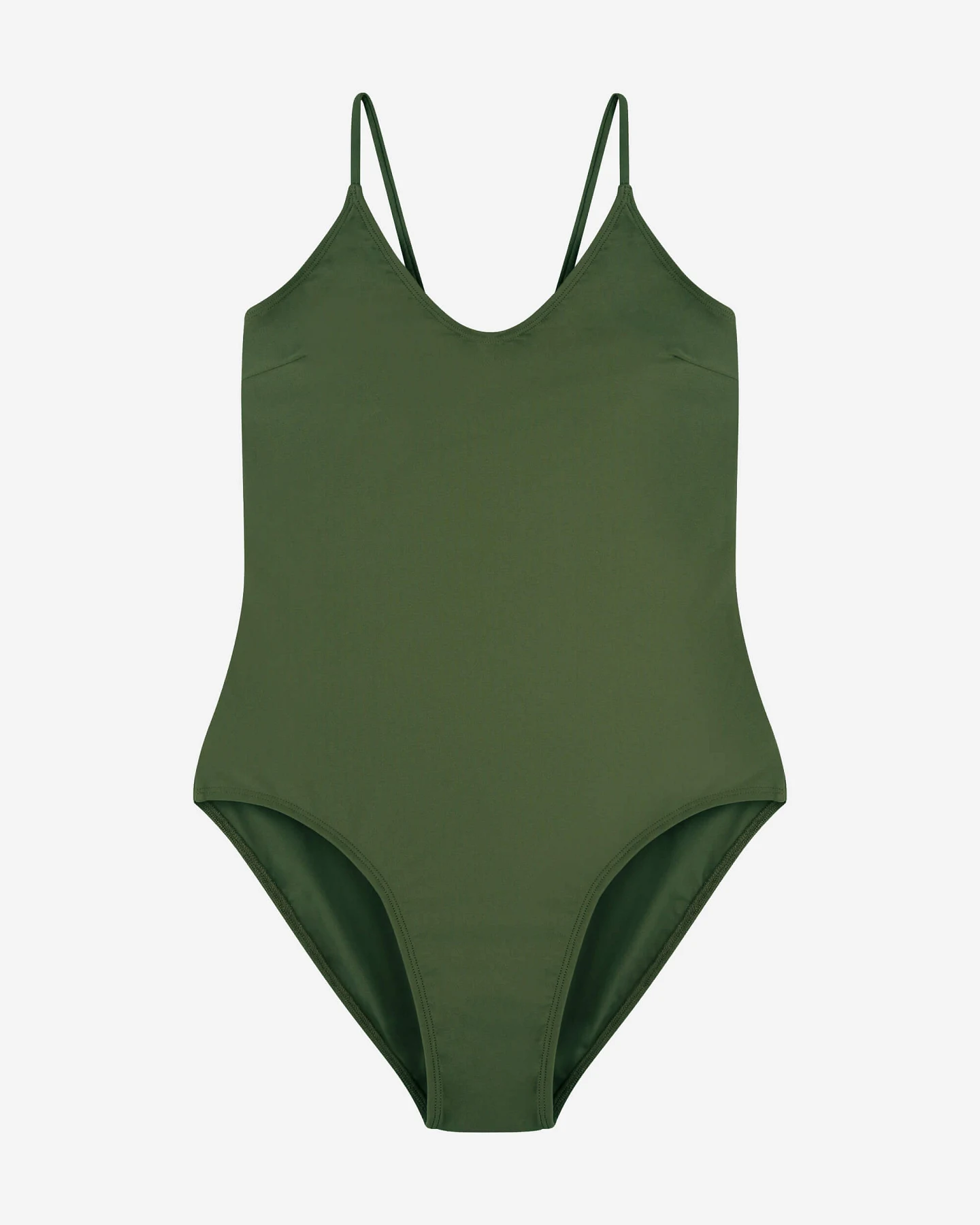 MATONA Damen vegan Badeanzug V-Ausschnitt Basil – Ansicht 2