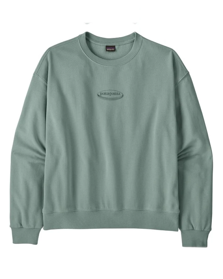 Patagonia - Women's 95 Oval Logo Daily Crew - Pullover Gr XS türkis