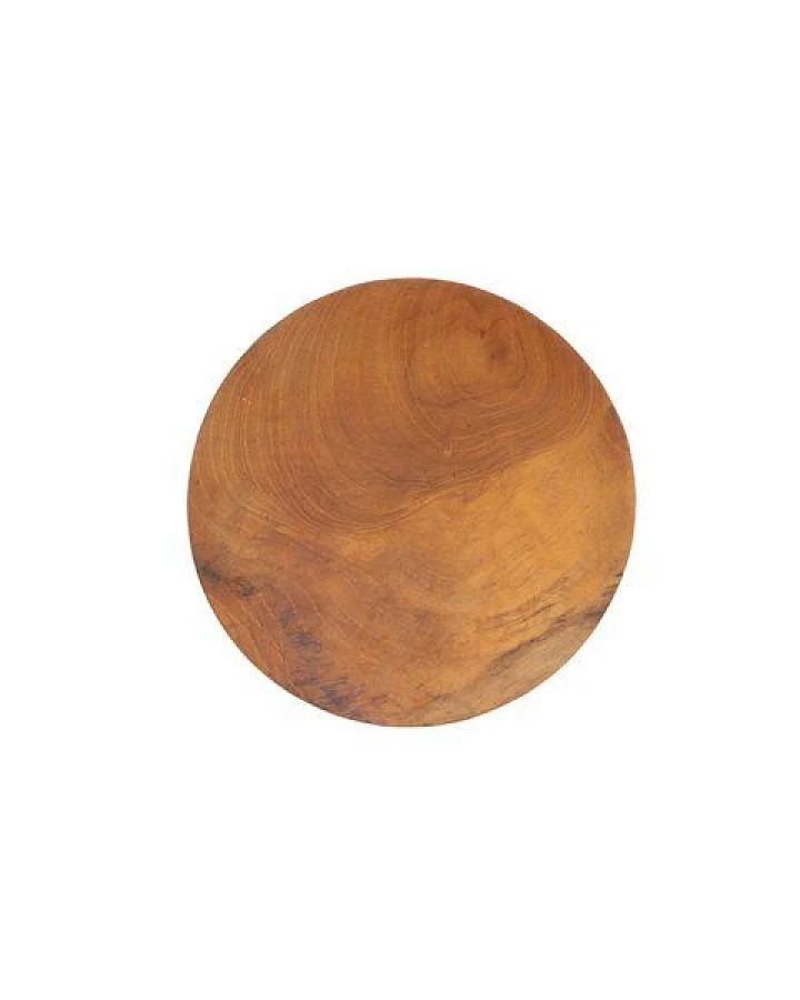 Originalhome Handgefertigte Teakholz Teller, S – zero waste, vegan & fair produziert.