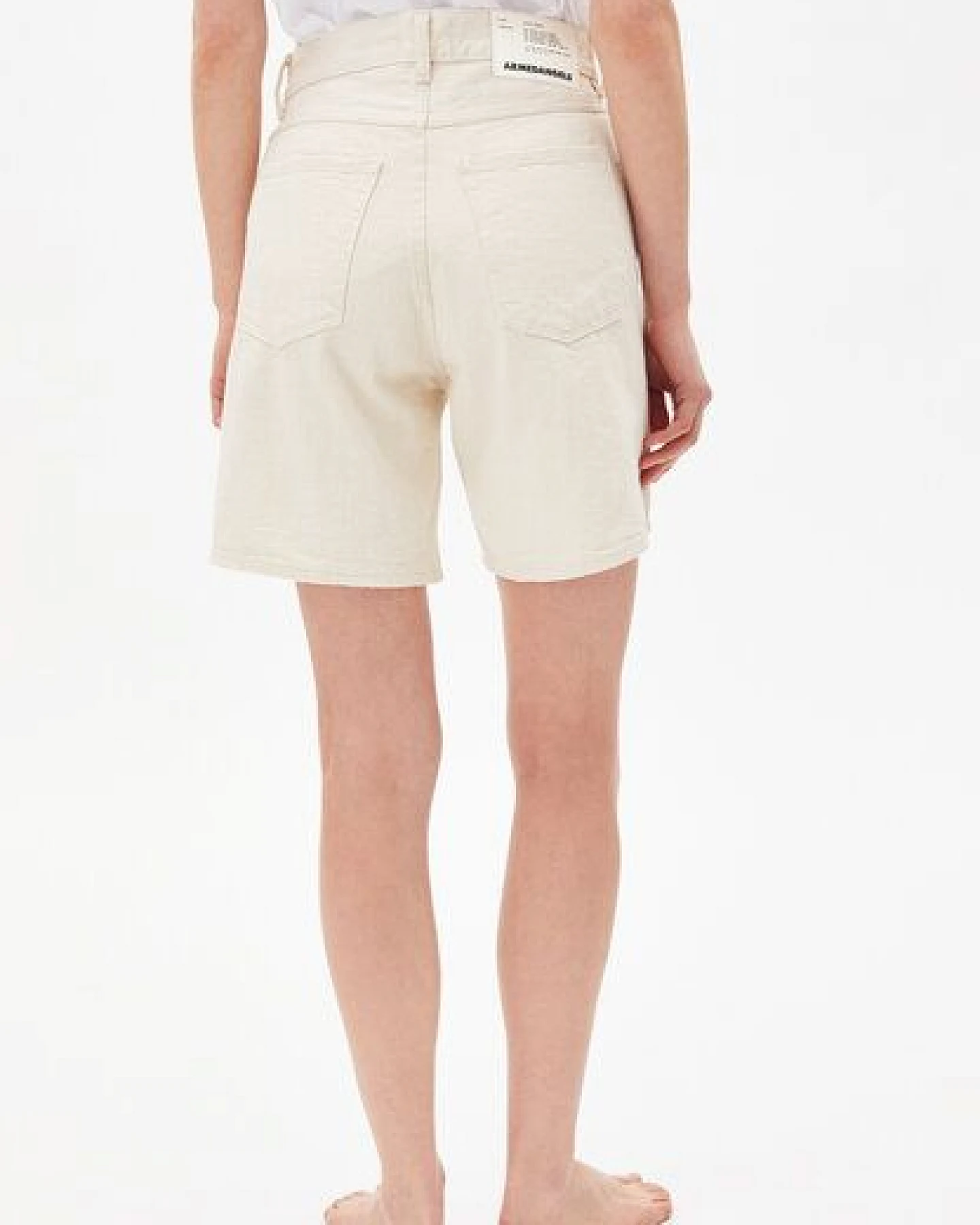 ARMEDANGELS FREYMAA UNDYED - Damen Denim Shorts aus Bio-Baumwoll Mix (recycled) – Ansicht 2