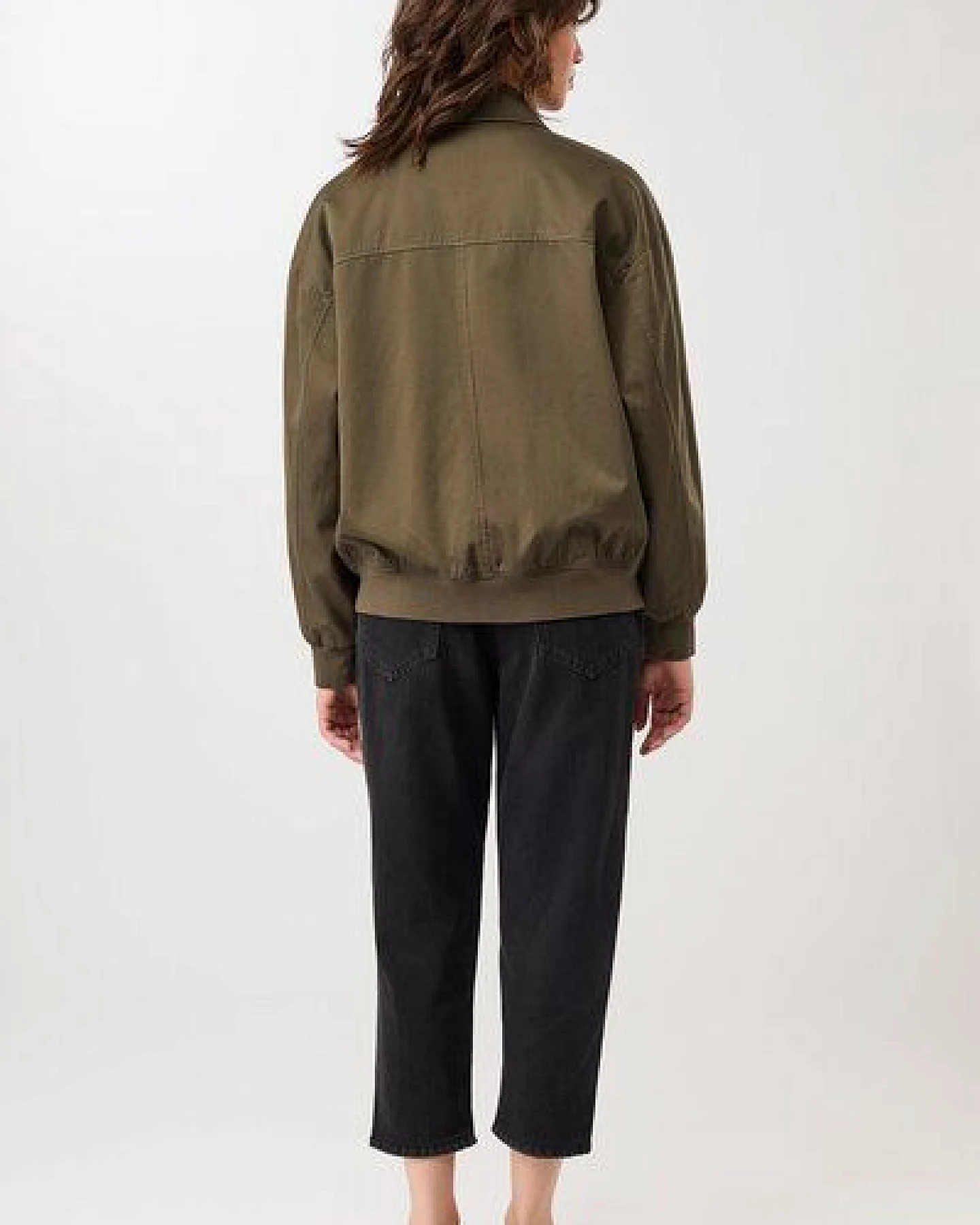 LangerChen Blousonjacke mit großen Taschen – Ansicht 3