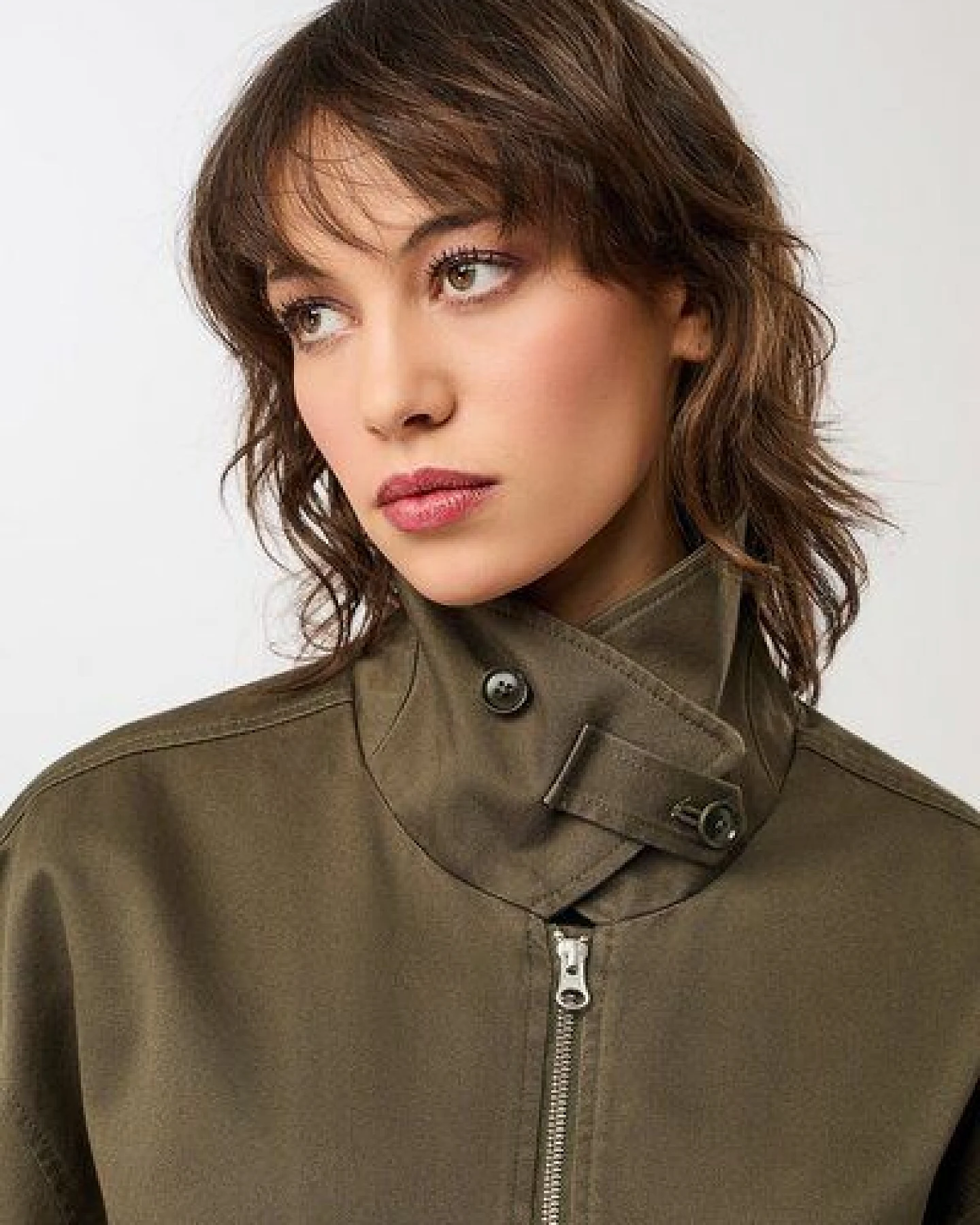 LangerChen Blousonjacke mit großen Taschen – Ansicht 4