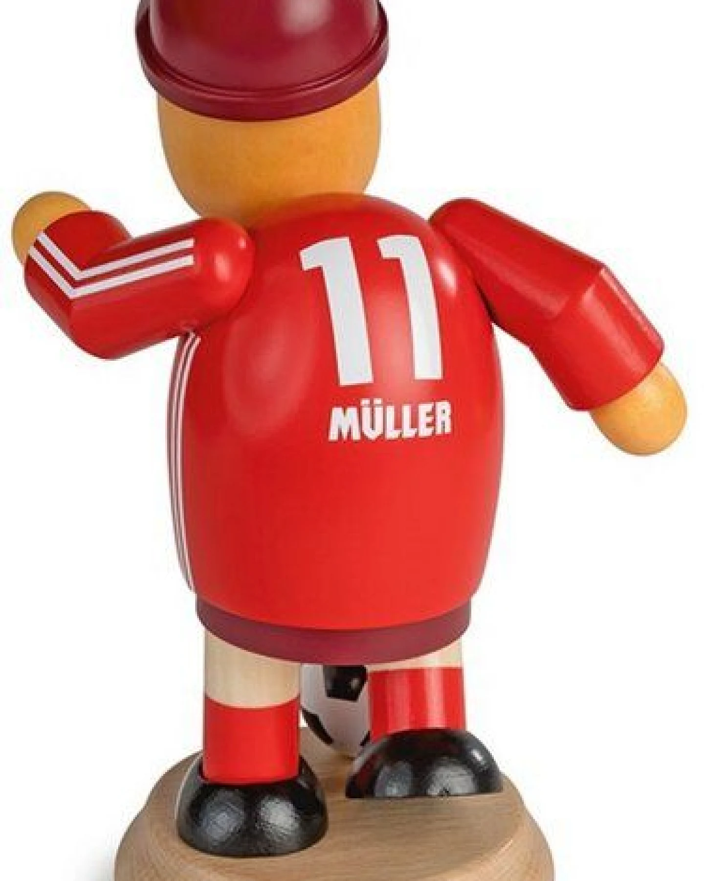Müller Seiffen Müllerchen Fußballer- die Räuchermännchen mit der Knollennase – Ansicht 2