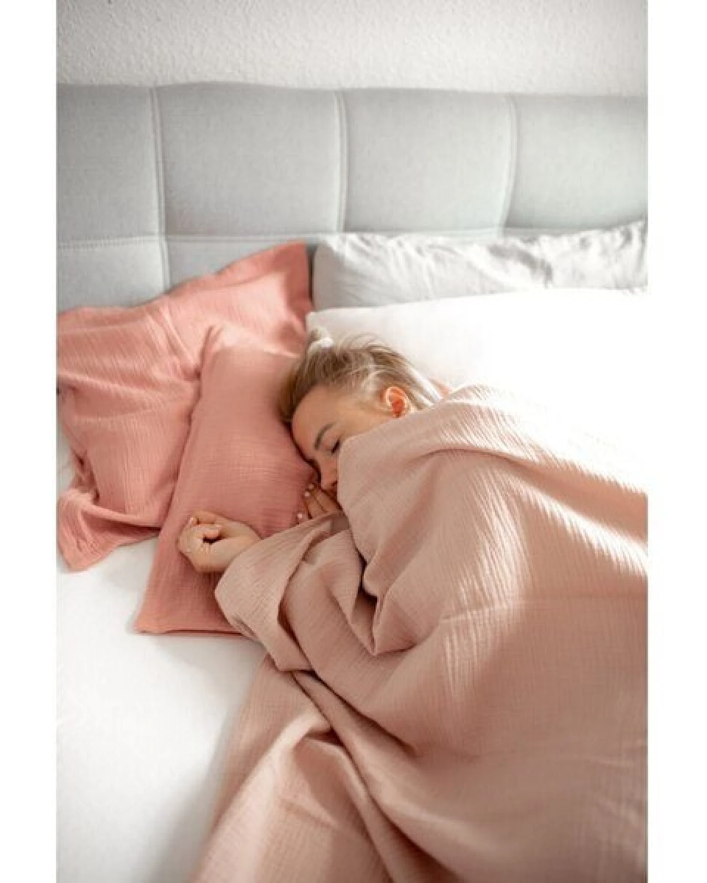 Hutch&Putch Musselin-Sommerbundle für warme Nächte (Sommerdecke 200x135 + Kopfkissenbezug nach Wahl) aus 100% Bio-Baumwolle - Handmade in Germany – Ansicht 2