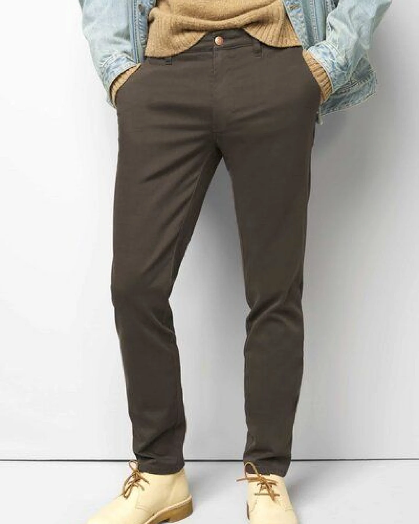 M 5 BY MEYER Sportliche Chino im Jersey Look – Ansicht 2