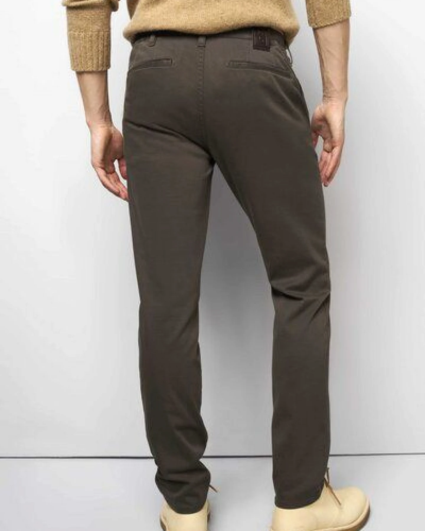M 5 BY MEYER Sportliche Chino im Jersey Look – Ansicht 3