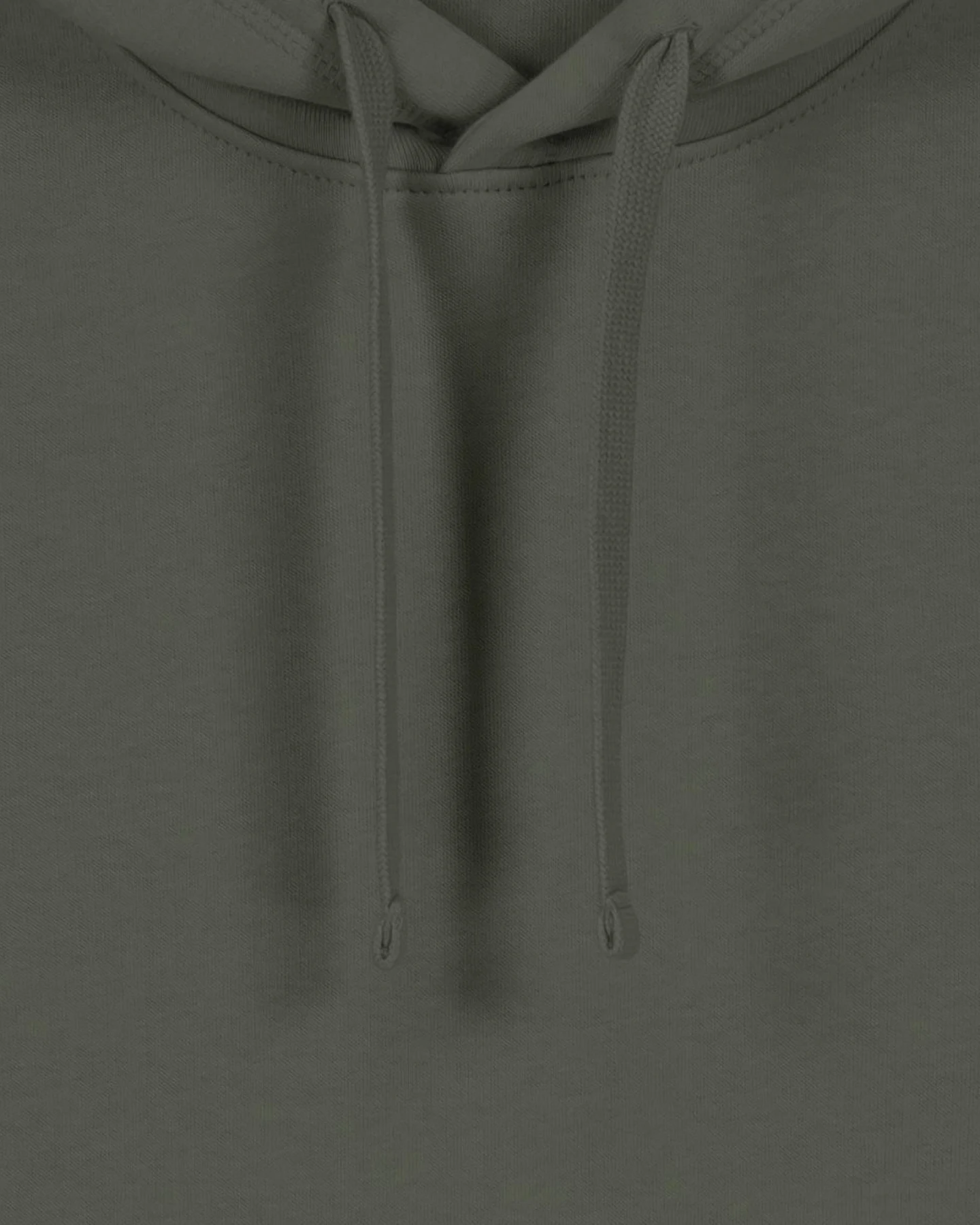 Inaska Herren vegan Hoodie Signature Eco Khaki Sage – Ansicht 2