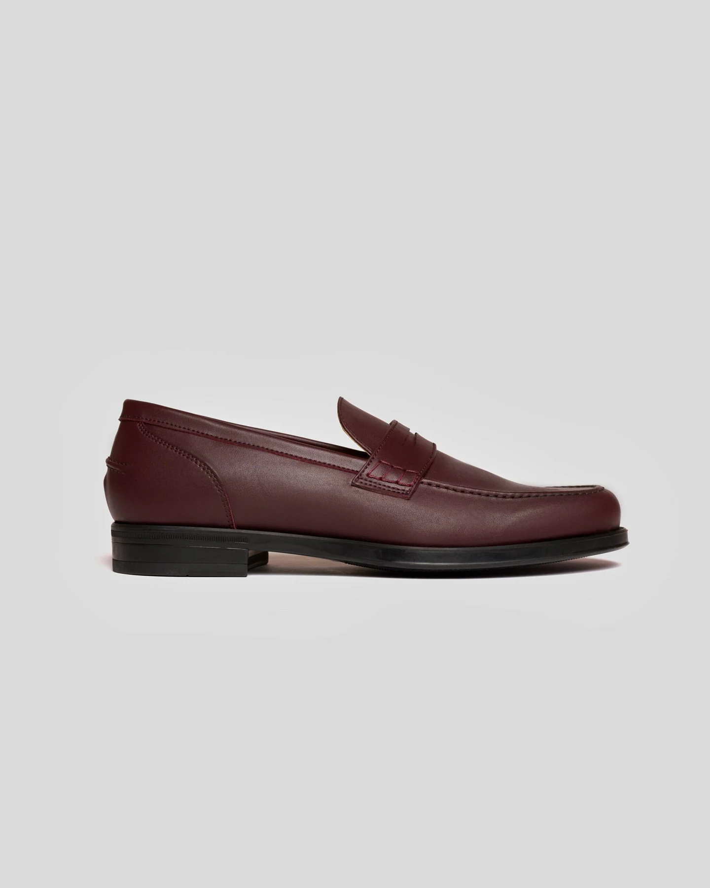 Solari Milano Herren vegan Loafer Herren Burgundy – Ansicht 2