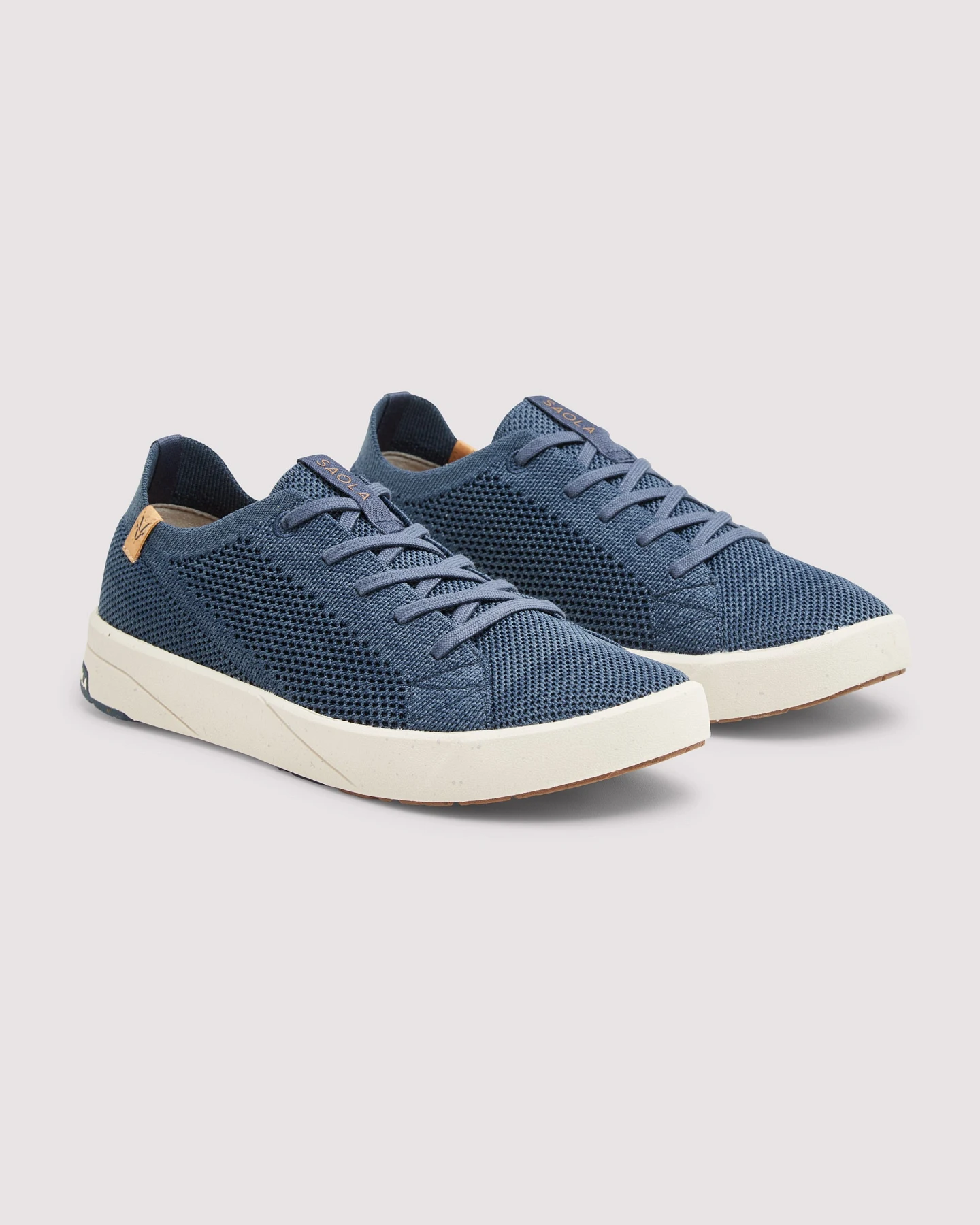 SAOLA Damen vegan Sneaker Damen Cannon Knit 2.0 Blau – Ansicht 2