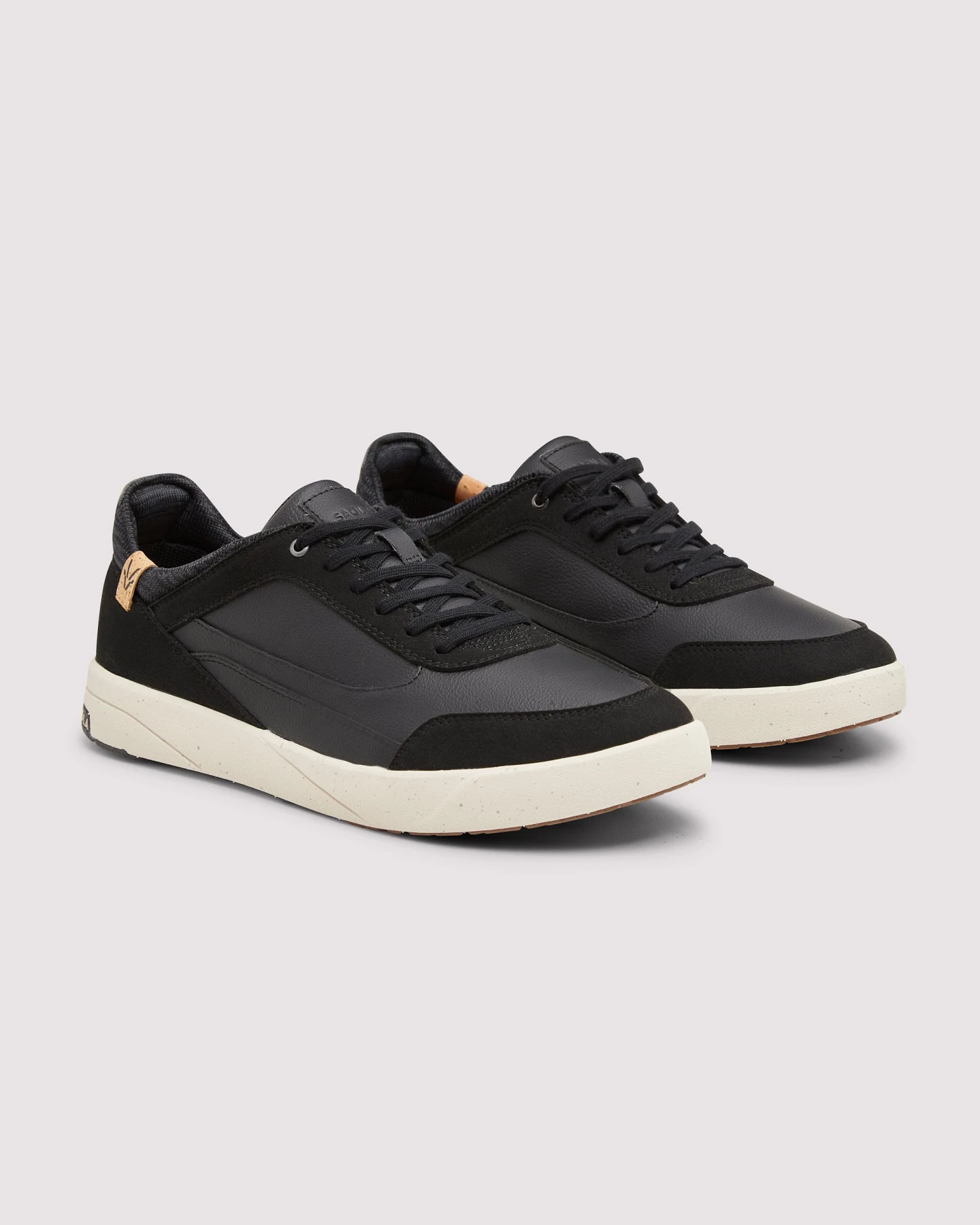 SAOLA Herren vegan Sneaker Herren Quito Schwarz – Ansicht 2