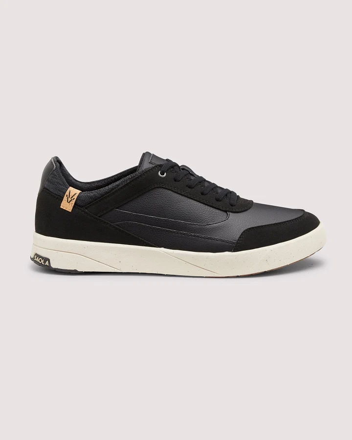 SAOLA Damen vegan Sneaker Damen Quito Schwarz