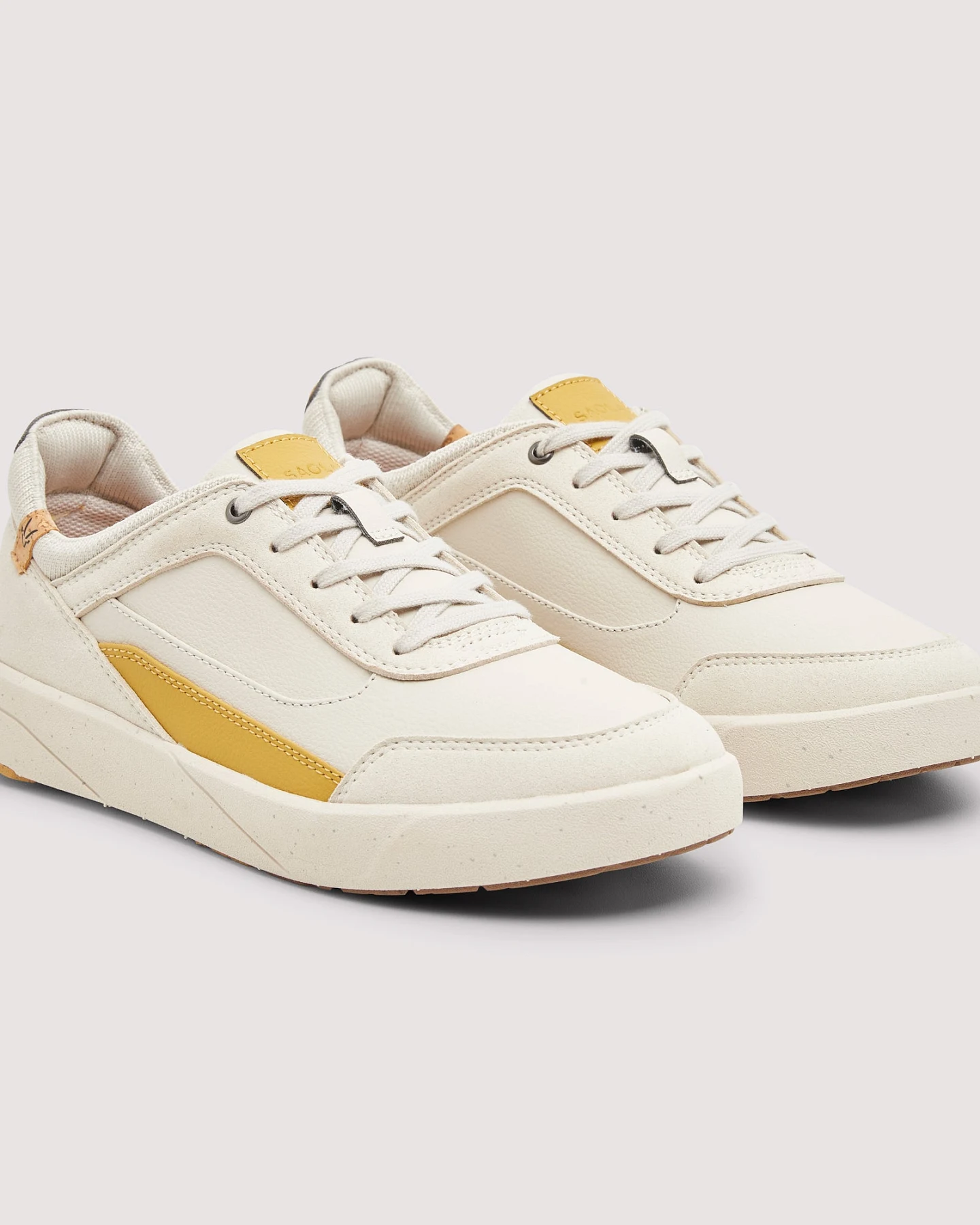 SAOLA Damen vegan Sneaker Damen Quito Sand Camel – Ansicht 2