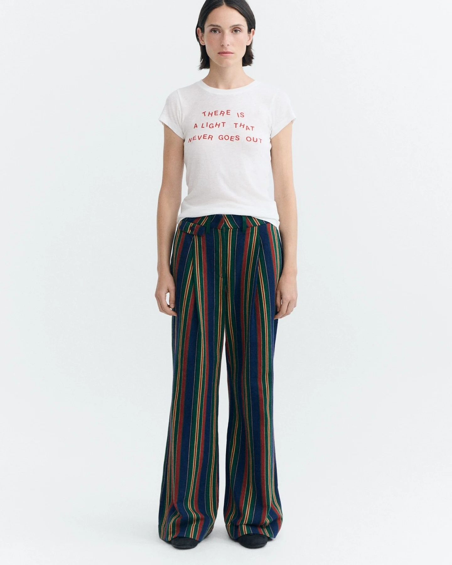 Hose Patricia Cabanon Stripes Rot – Ansicht 2