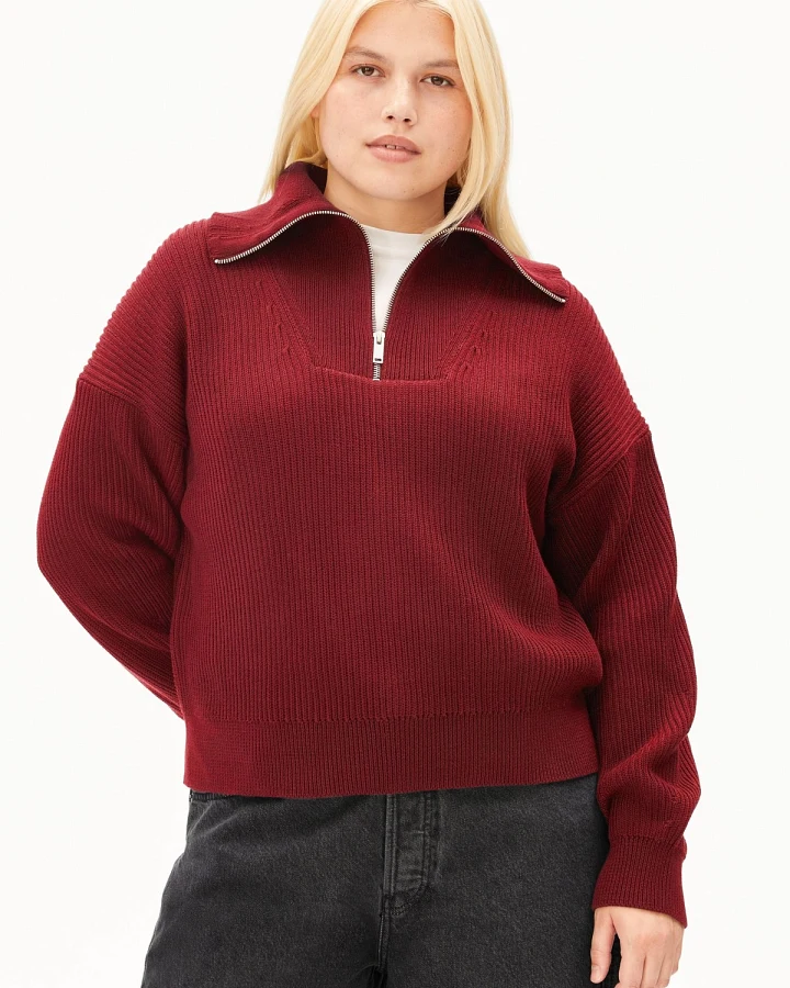 Strickpullover Vanisé Rib Troyer