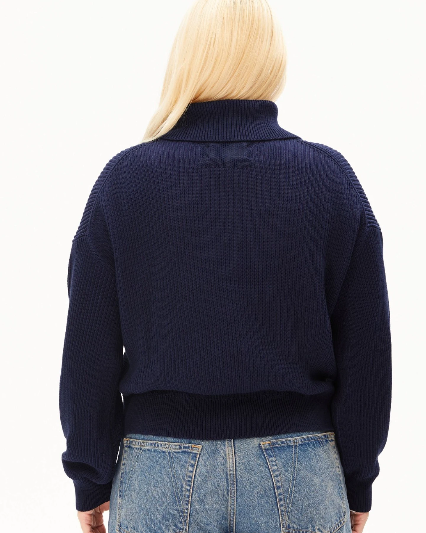 Strickpullover Vanisé Rib Troyer – Ansicht 2