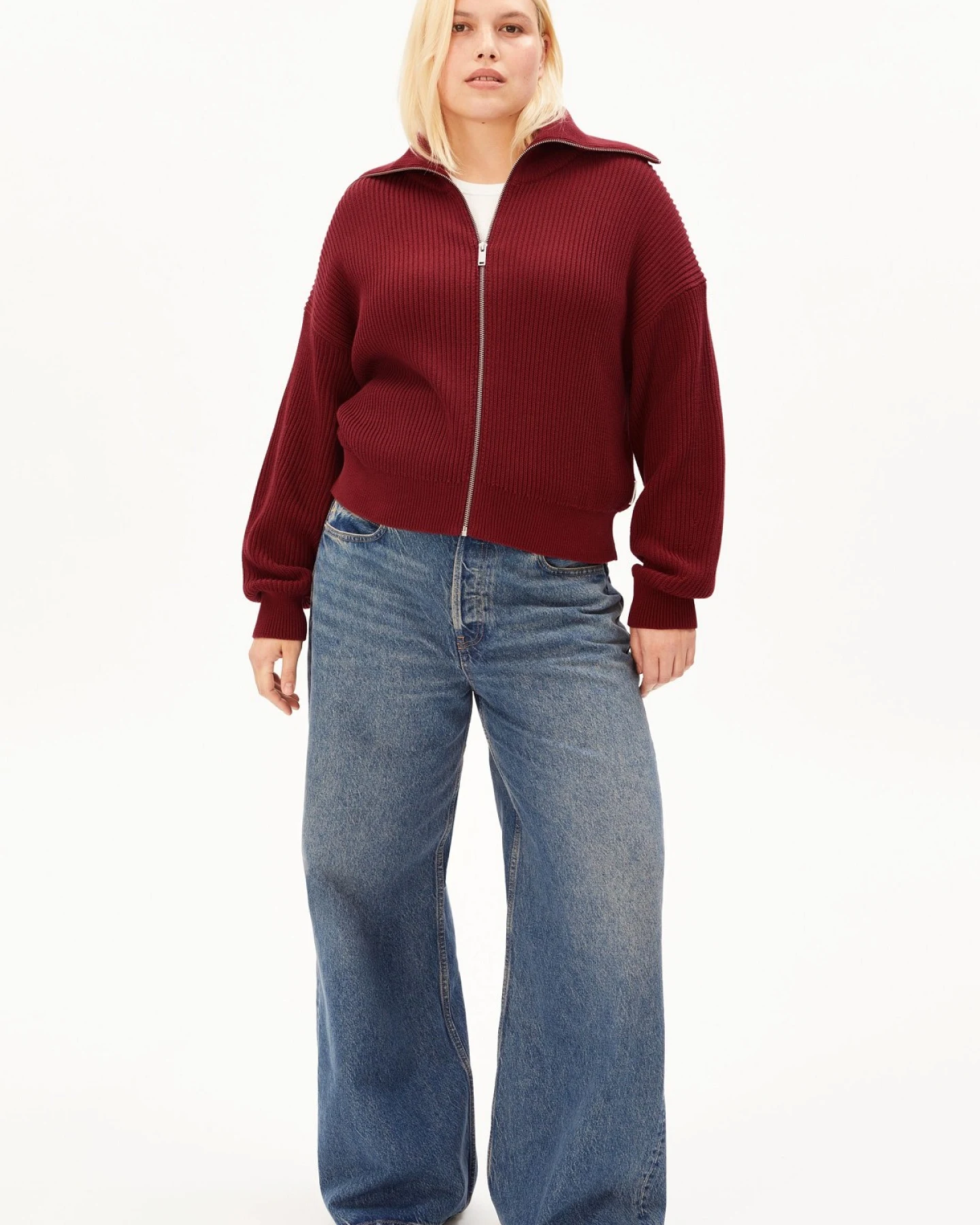 Strickjacke Vanisé Rib Knit – Ansicht 3