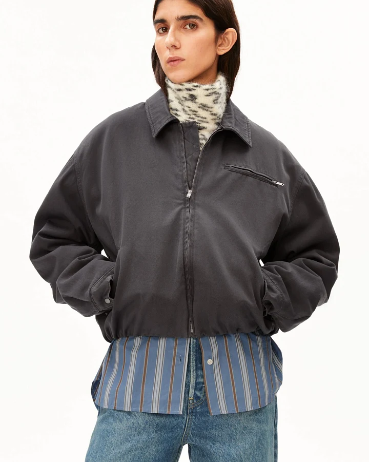 Produktseite: Jacke Padded Iconic Å Grau