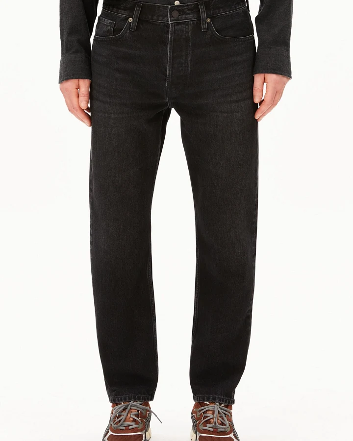 Jeans Maadox Classic Straight Jean Dunkelgrau