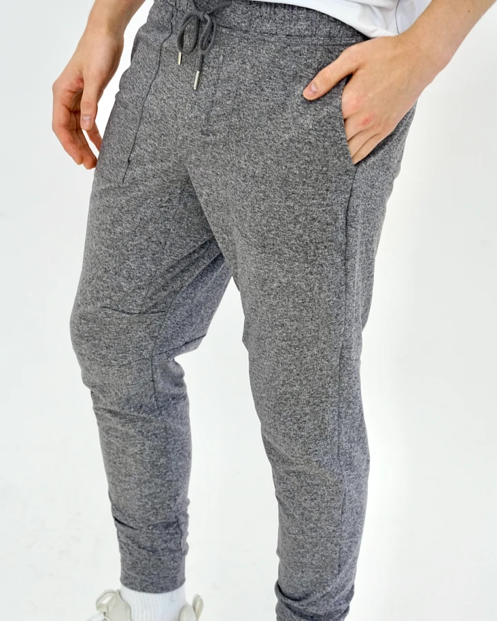SEAAV Herren vegan Sweatpants Poseidon Jogger Shark Heather Grey