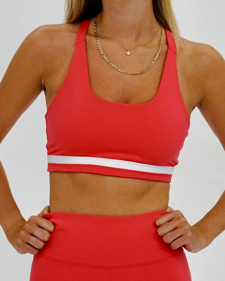 SEAAV Damen vegan Bh Schmetterling Koralle