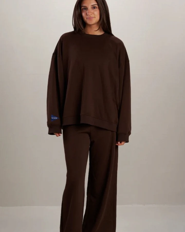SEAAV Damen vegan Lounge Set Dune Kaffeebohne