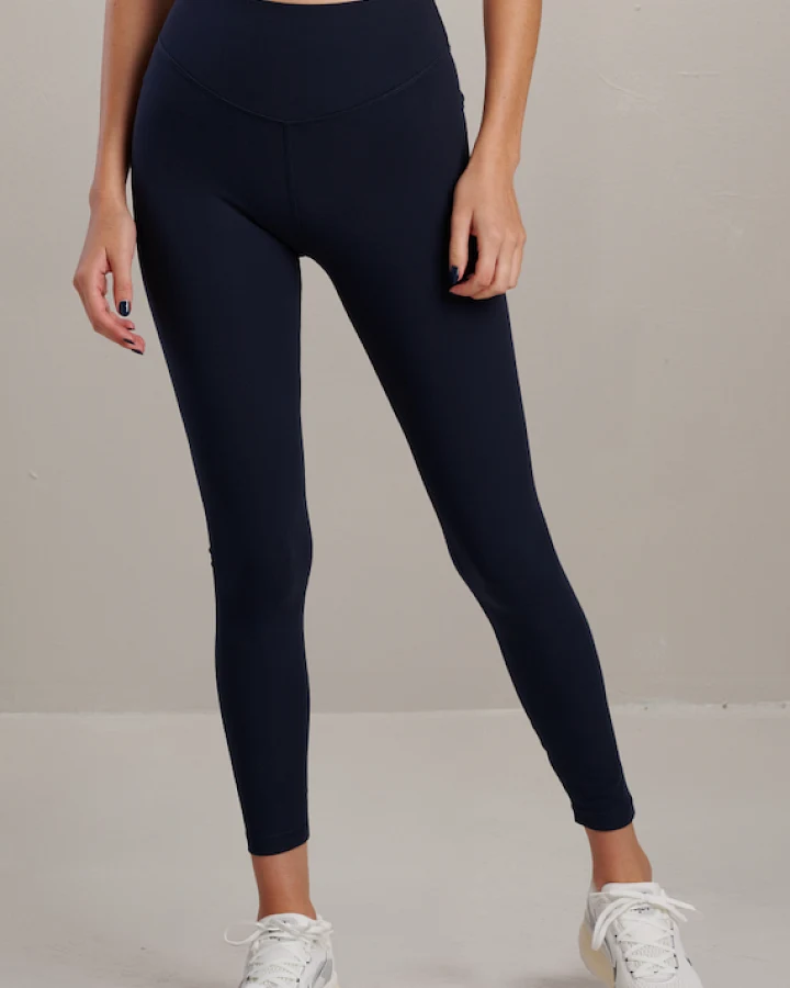 SEAAV Damen vegan Sport-Leggings Liftline Mitternachtsblau