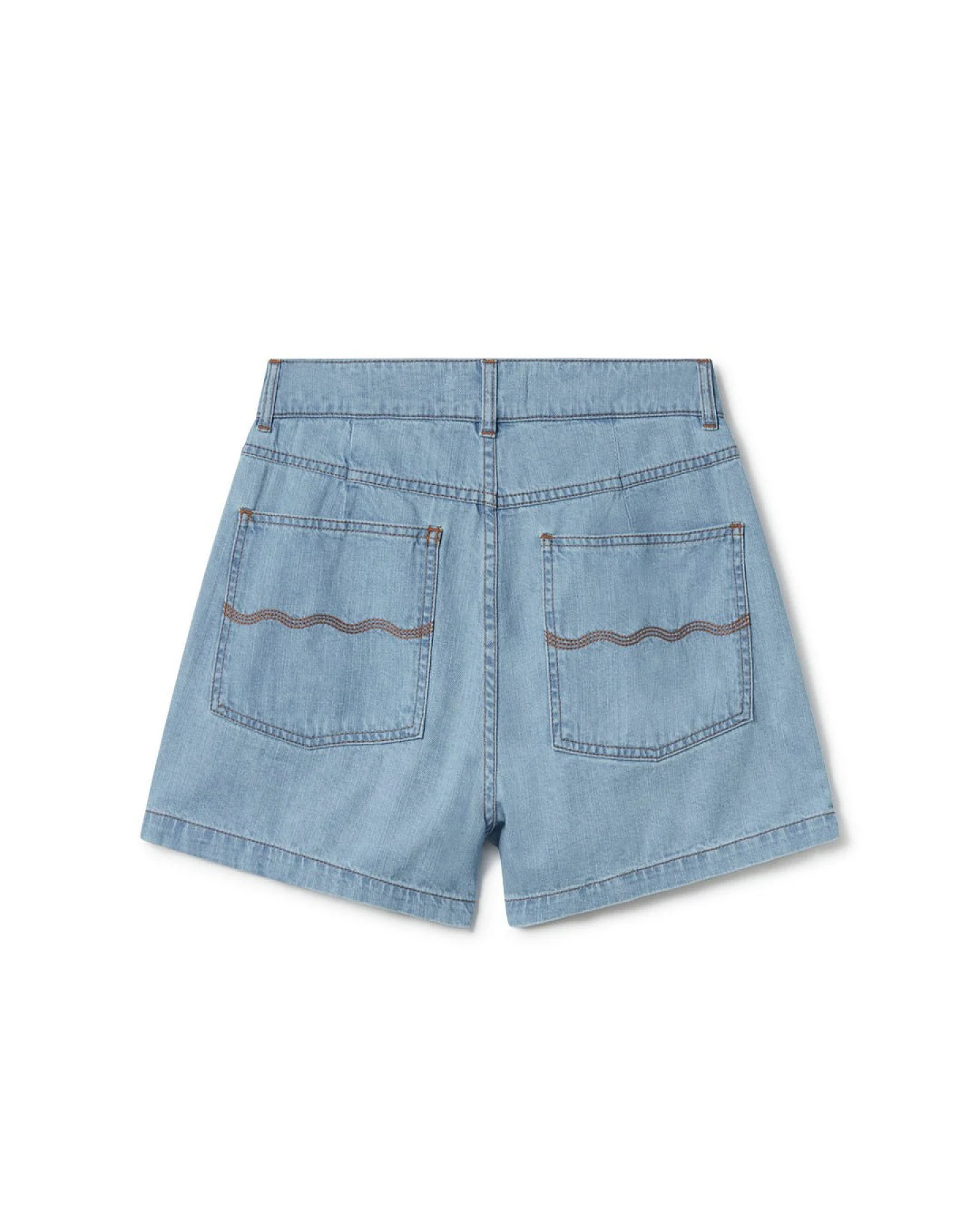TWOTHIRDS Damen vegan Shorts Lapins Fresh Blue – Ansicht 2