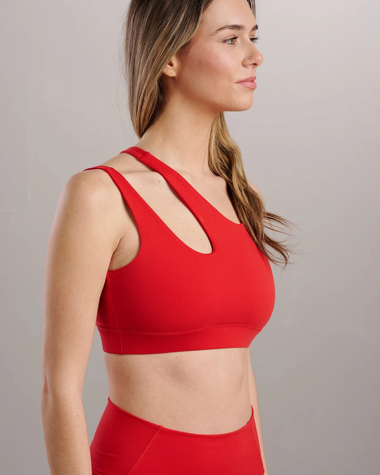 SEAAV Damen vegan Bh Ausschnitt Rot – Ansicht 2