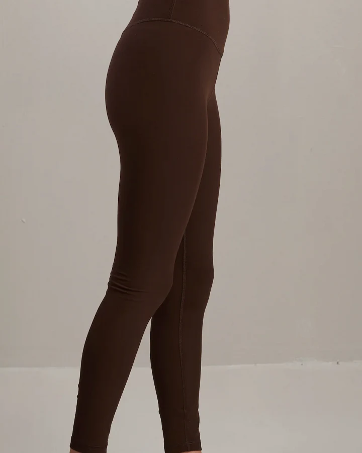 SEAAV Damen vegan Sport Leggings Liftline Kaffeebohne