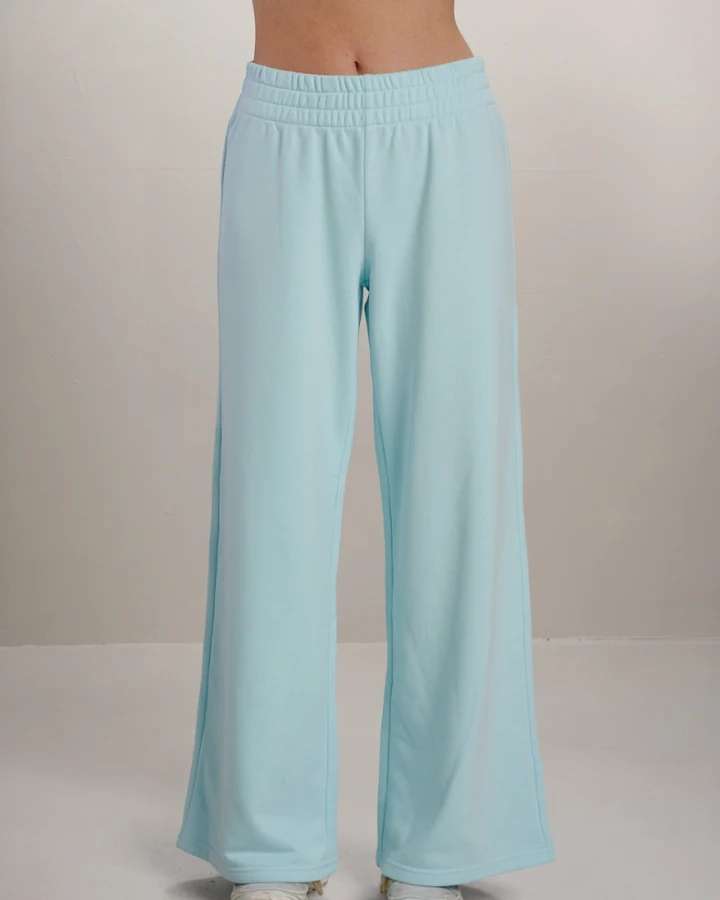 SEAAV Damen vegan Hose Dune Weites Bein Spun Sugar