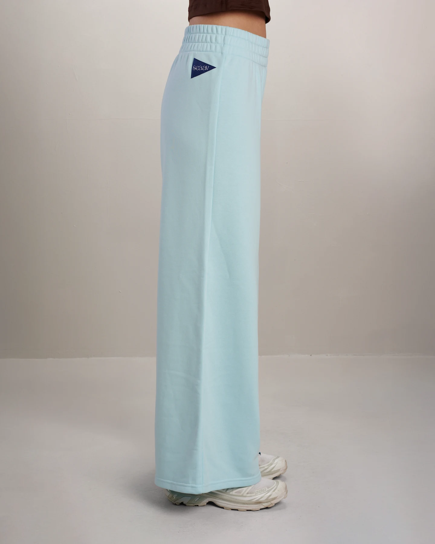 SEAAV Damen vegan Hose Dune Weites Bein Spun Sugar – Ansicht 2