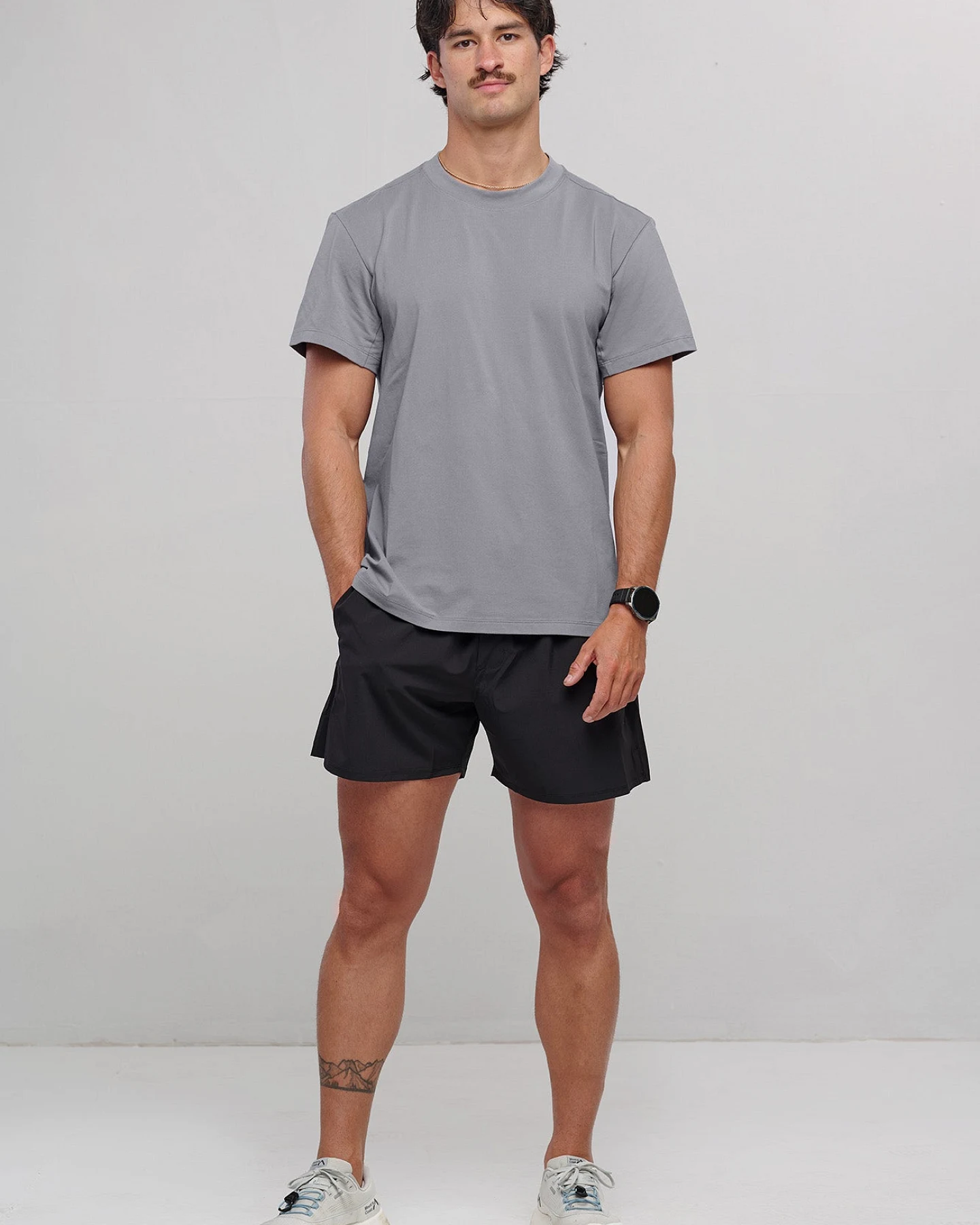 SEAAV Herren vegan T-Shirt Dockside Storm Grey – Ansicht 2