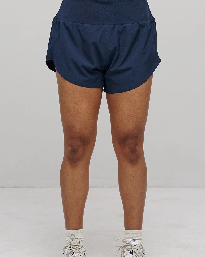 SEAAV Damen vegan Shorts Flow Pace Mitternachtsblau