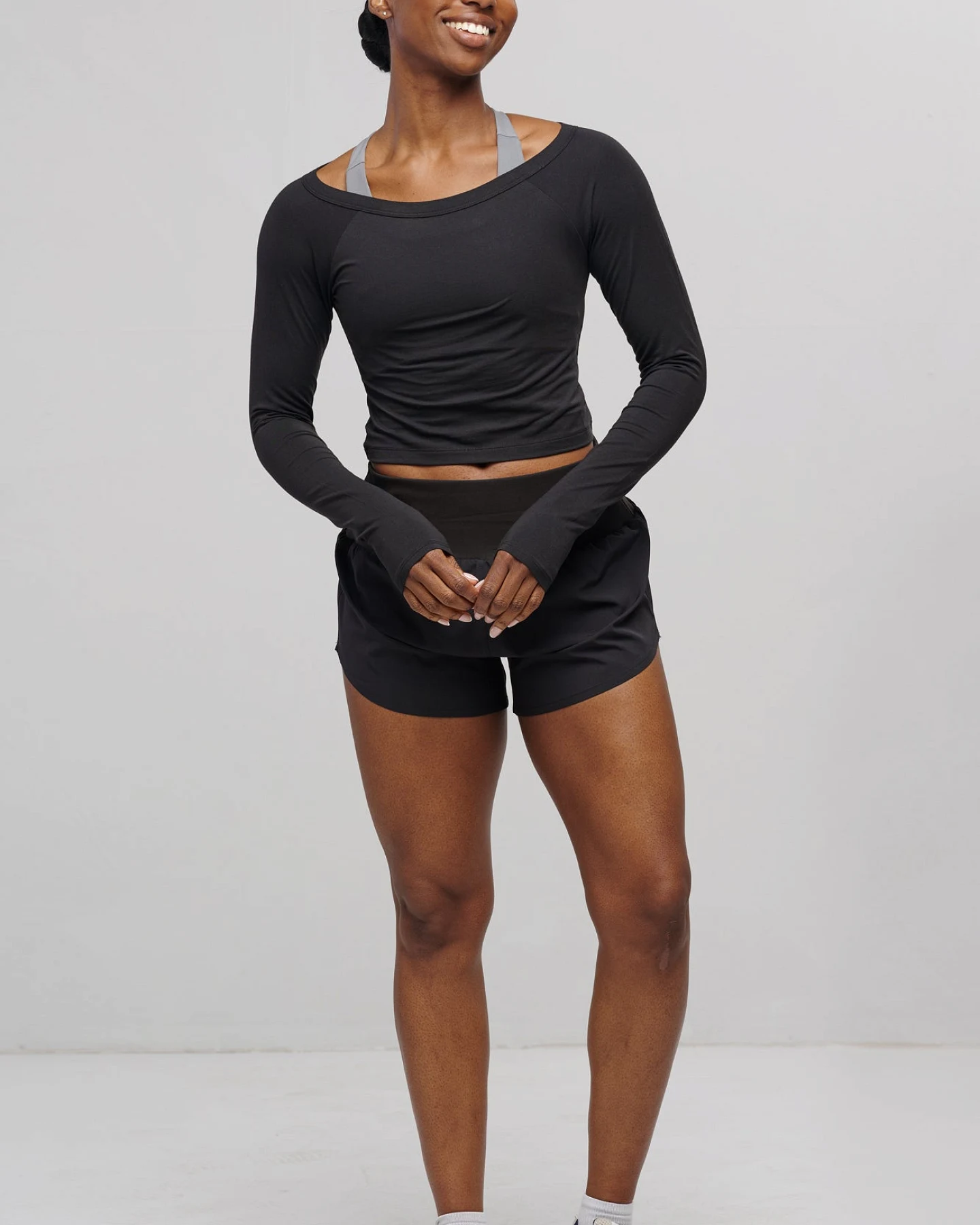 SEAAV Damen vegan Top Boatneck Onyx – Ansicht 2