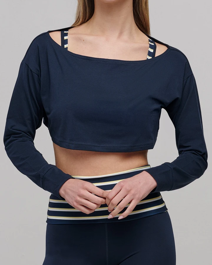 SEAAV Damen vegan Shrug Two-Way Midnight Blue