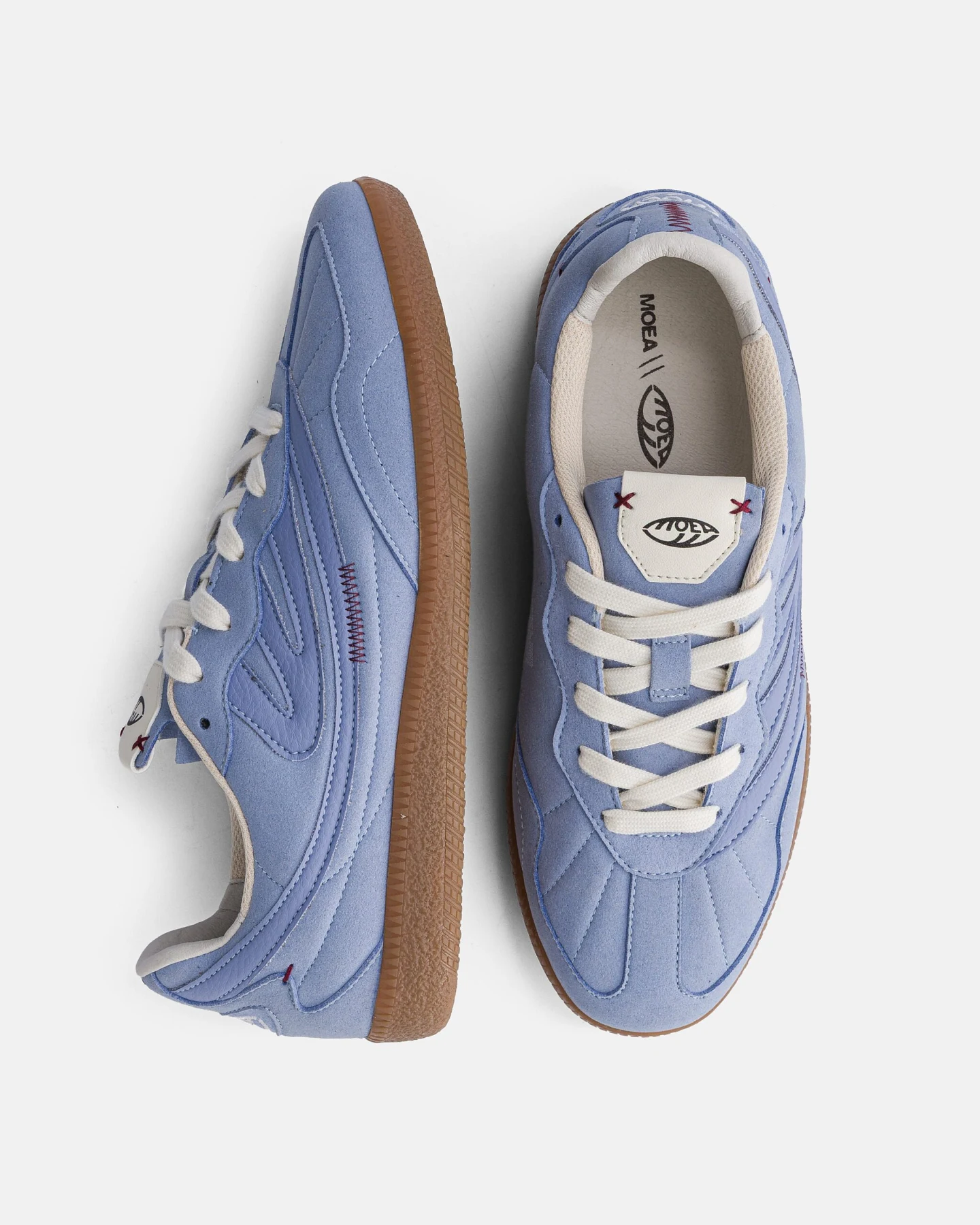 MoEa Herren vegan Sneakers Flow Wl Lila Orange – Ansicht 2