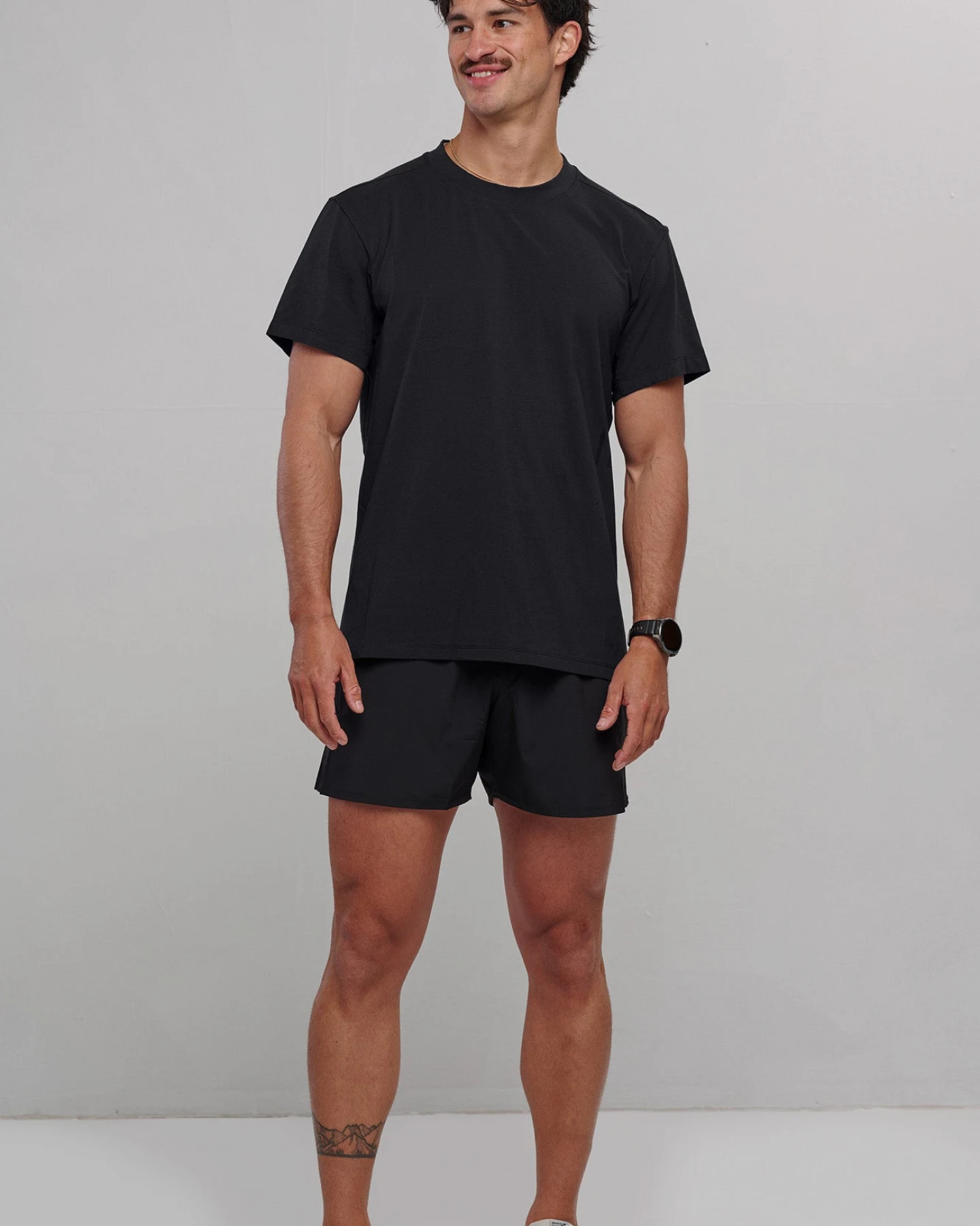 SEAAV Herren vegan T-Shirt Dockside Onyx – Ansicht 2