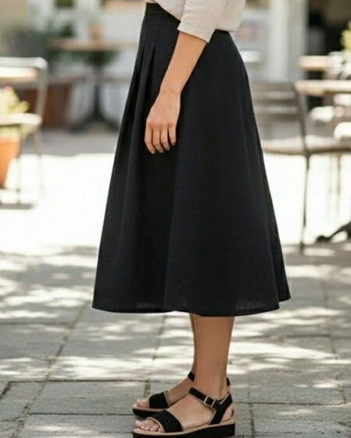 Will's Vegan Shop Plattform Sandale Schwarz Damen