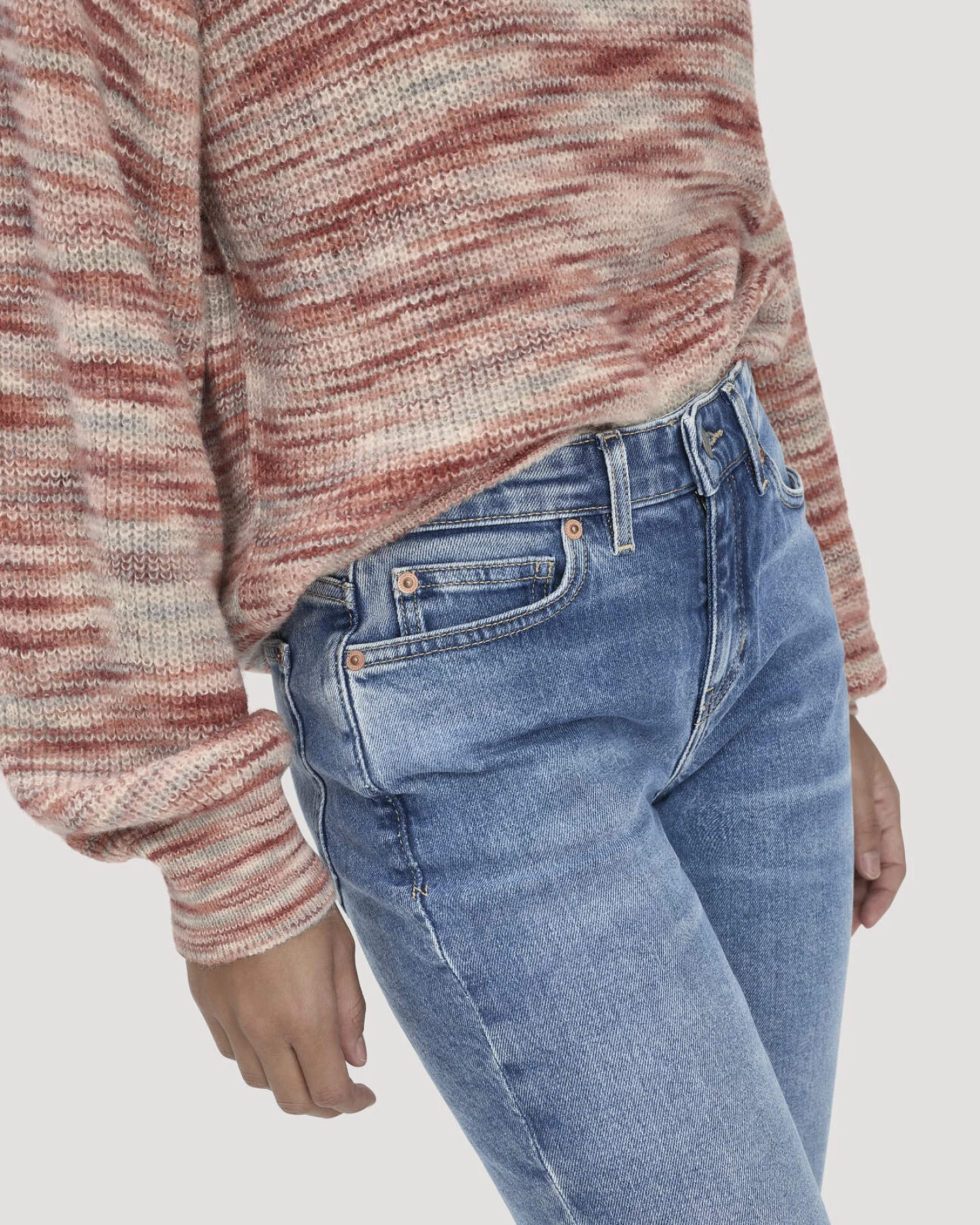 hessnatur Damen Jeans MARIE Straight aus Bio-Denim - blau - Größe 26/32 – Ansicht 3