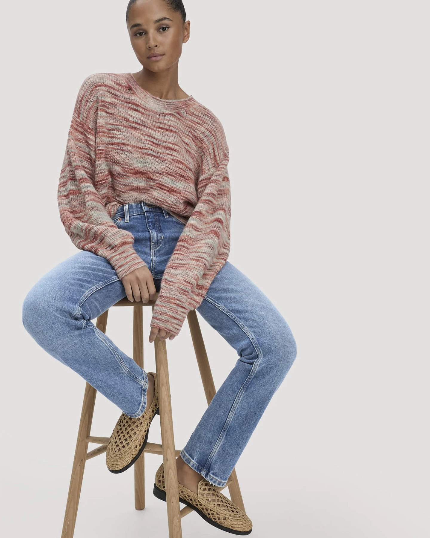 hessnatur Damen Jeans MARIE Straight aus Bio-Denim - blau - Größe 26/32 – Ansicht 4