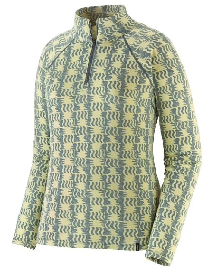 Patagonia - Women's Capilene Midweight Zip-Neck - Kunstfaserunterwäsche Gr XS oliv