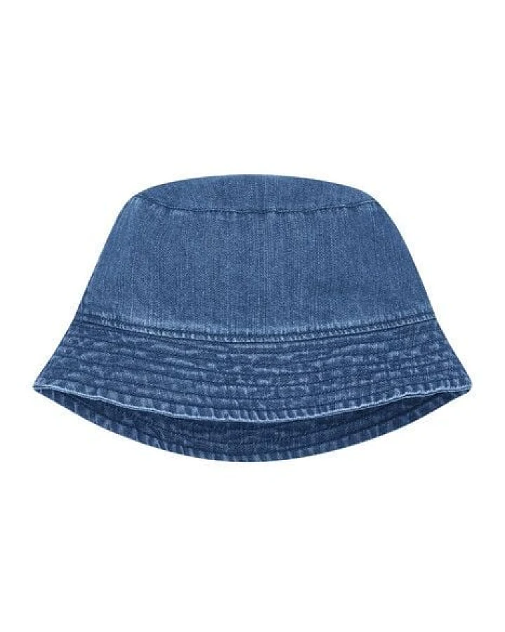 Mantis Jeans Sonnenhut Bucket-Hut Sonnenschutz Denim