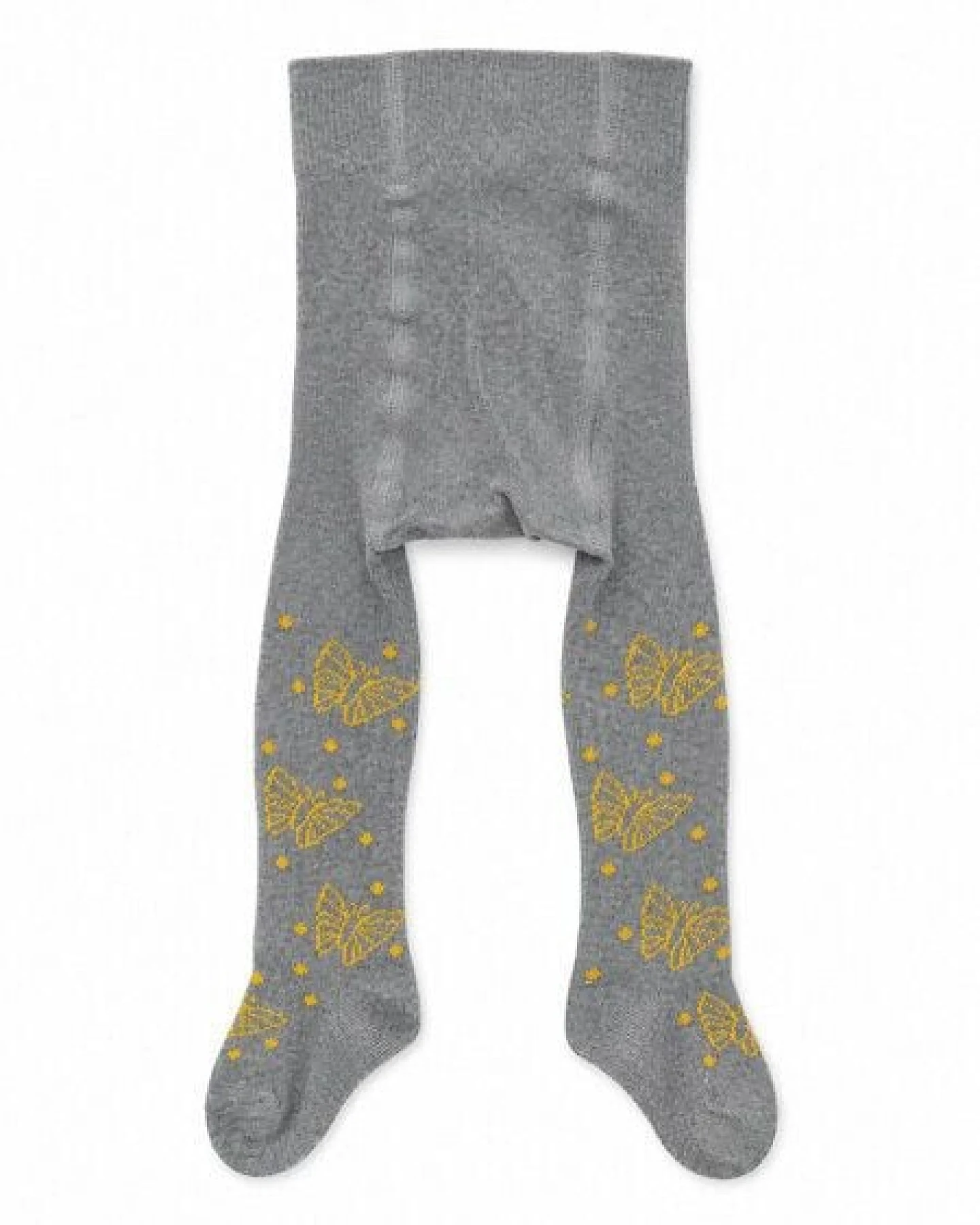 grödo Baby-Strumpfhose Schmetterlingsmotiv Bio Baumwolle Elasthan – Ansicht 3