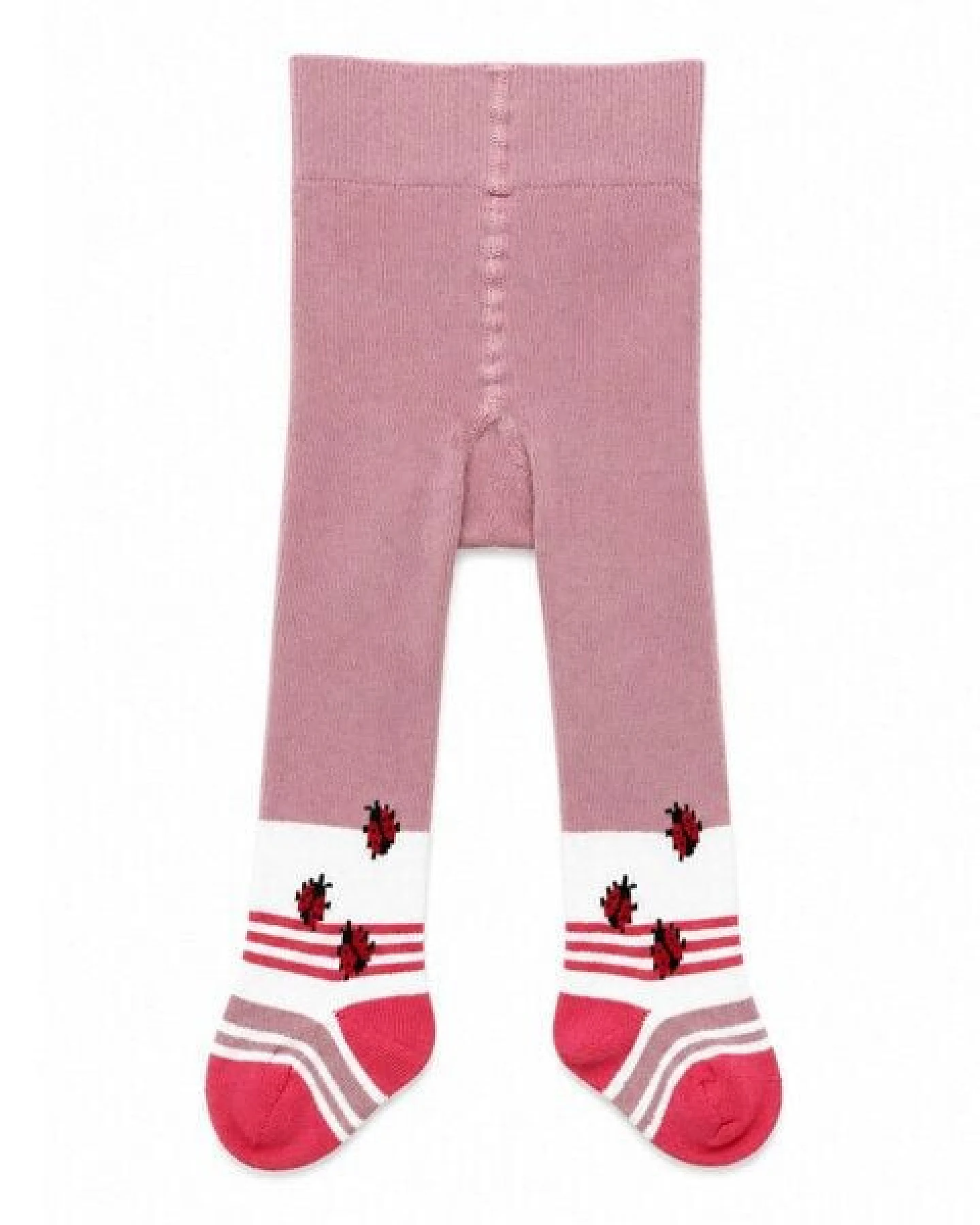 grödo Baby-Strumpfhose mit Po-Motiv „Marienkäfer“ Bio Baumwolle Elasthan – Ansicht 2