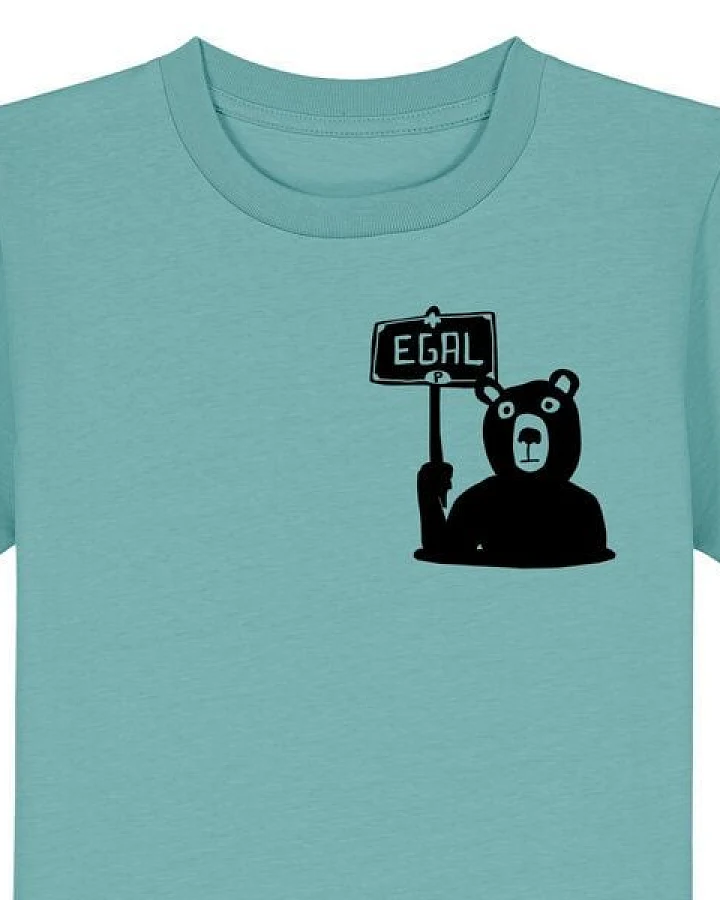 päfjes Dem Bären ist es EGAL! Dir auch? - Fair Wear Kinder T-Shirt Bio