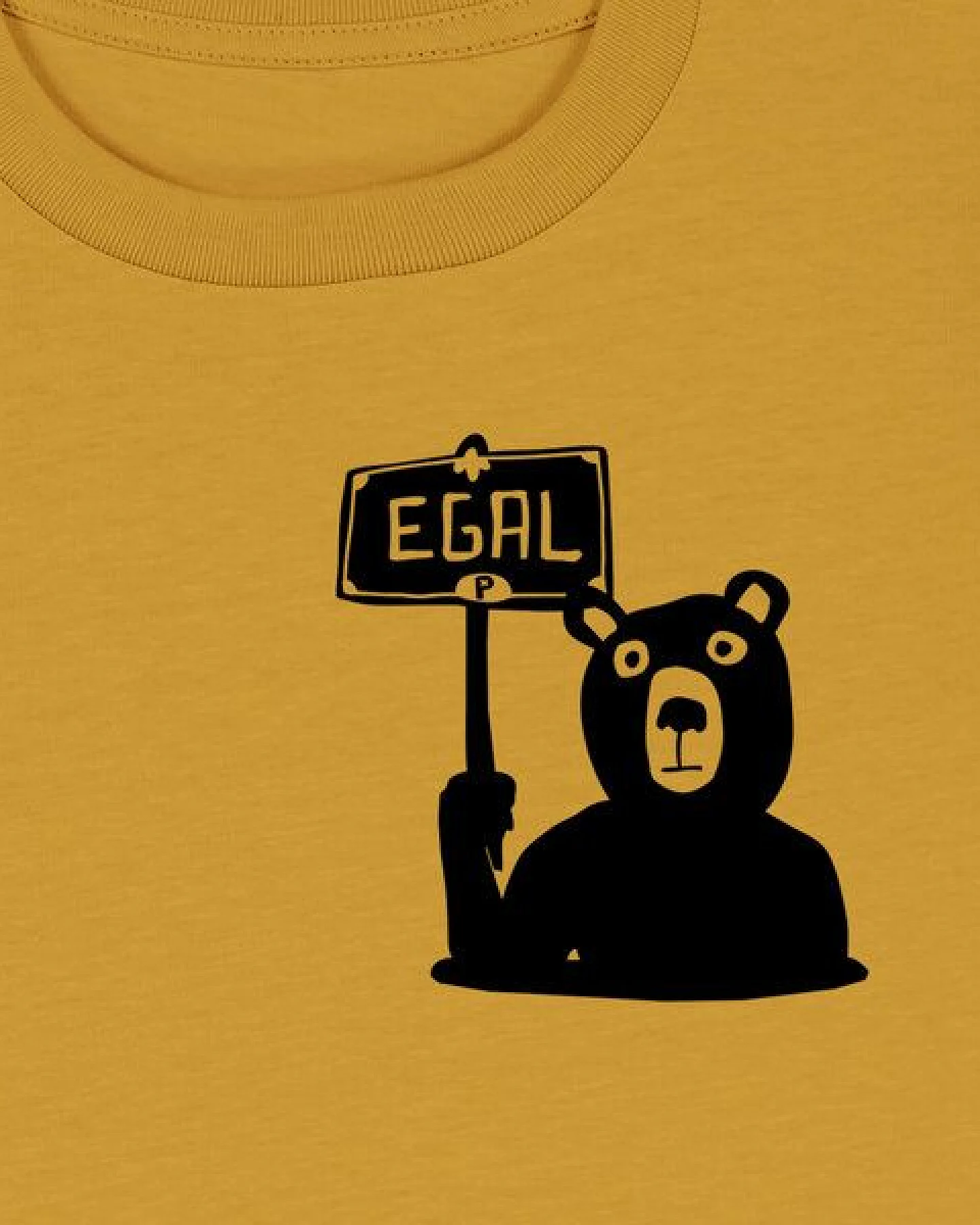 päfjes Dem Bären ist es EGAL! Dir auch? - Fair Wear Kinder T-Shirt Bio – Ansicht 3