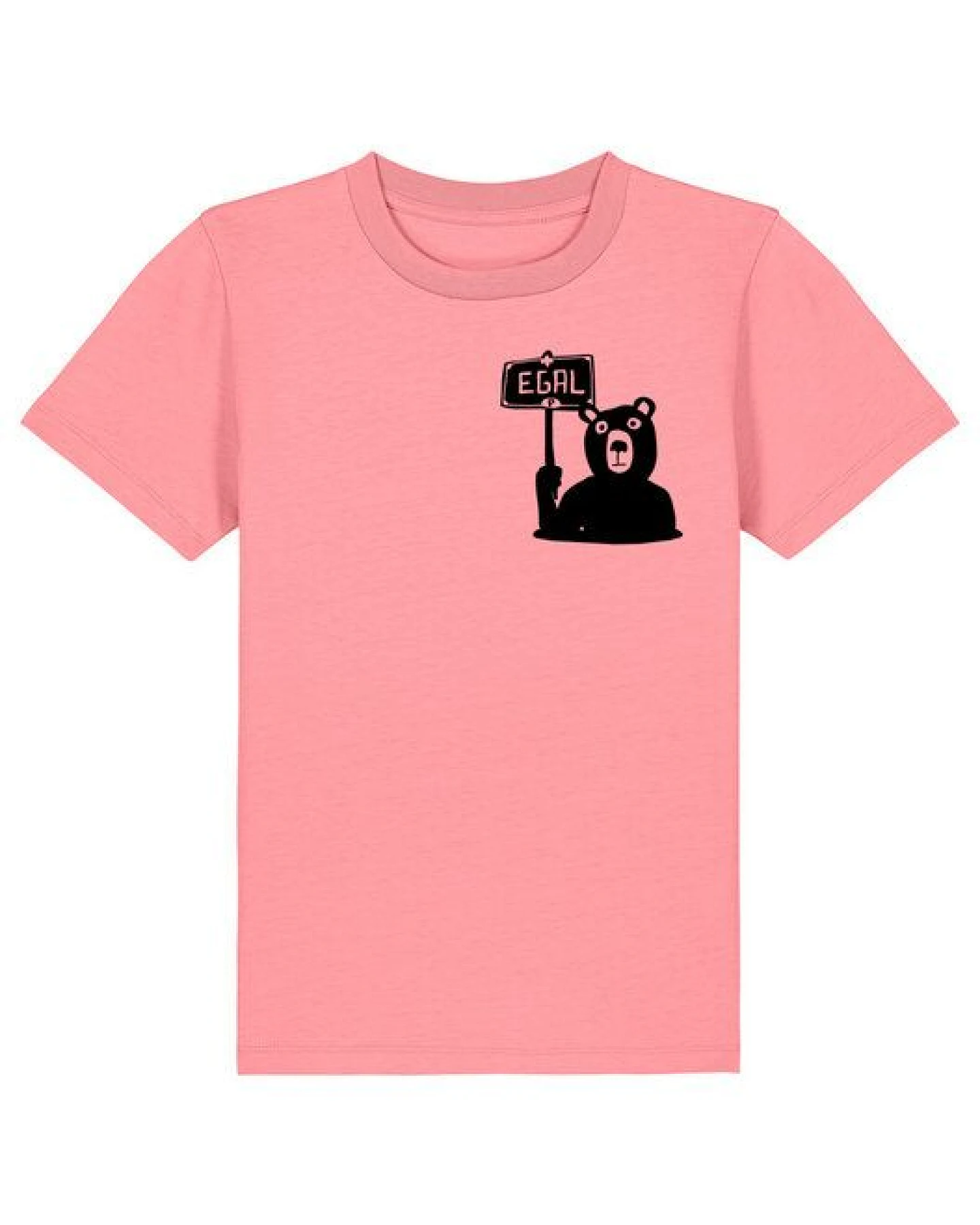 päfjes Dem Bären ist es EGAL! Dir auch? - Fair Wear Kinder T-Shirt Bio – Ansicht 2