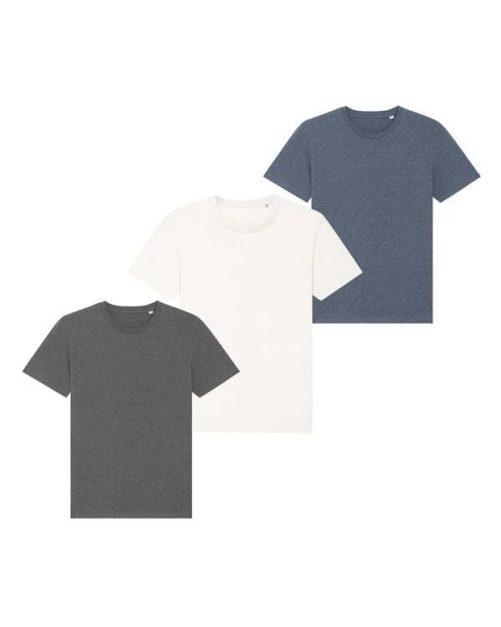 Greenspired Triplepack Unisex T-Shirt aus recycelter und Bio-Baumwolle 180g/m² XXS - 3XL